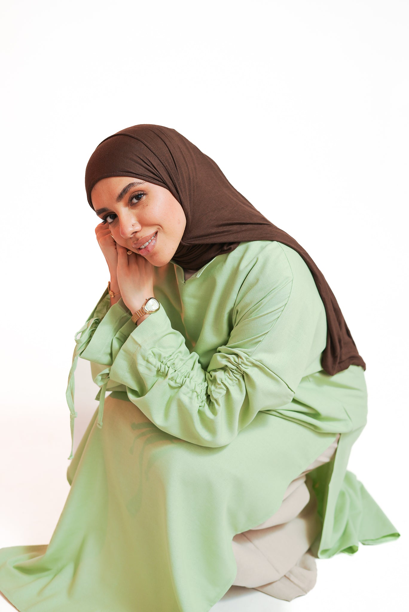 Sage Green Side Slit Tunic