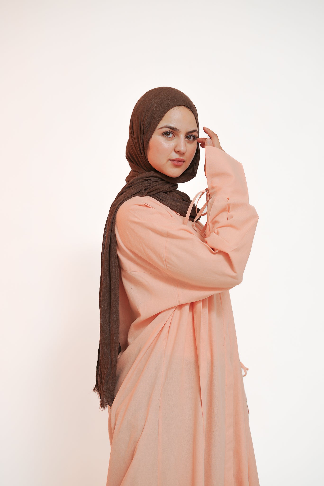 Simone Flow Tie Linen Dress