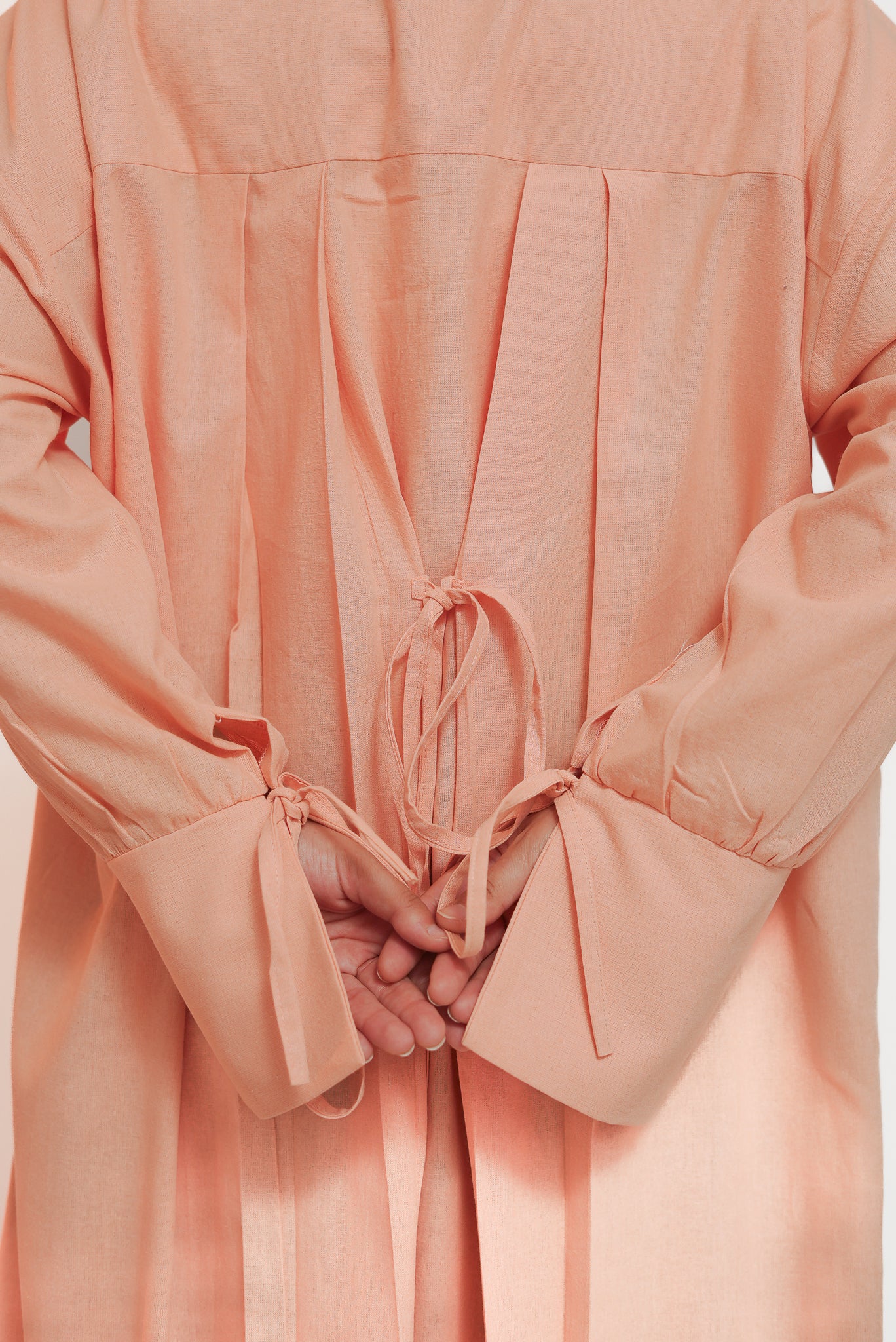 Simone Flow Tie Linen Dress